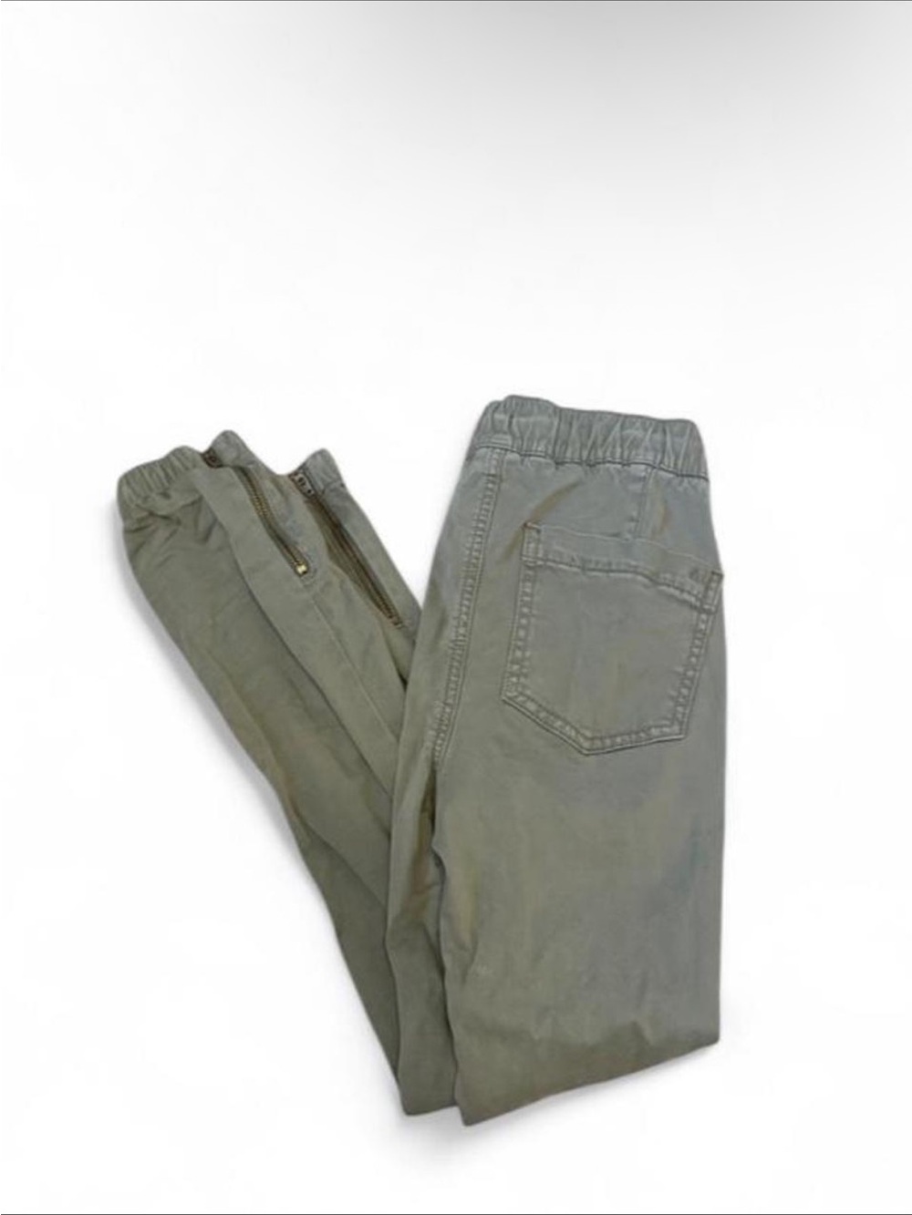 American eagle Women’s Olive Elastic-Waist Casual Pants short size 2